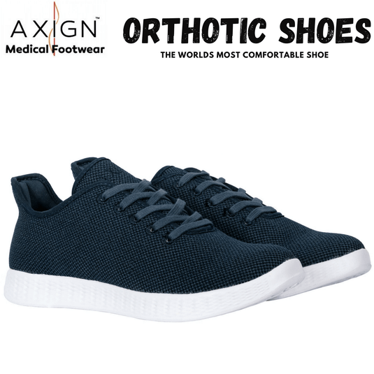 Axign River Orthotic Shoes Lightweight Casual Shoes - Navy