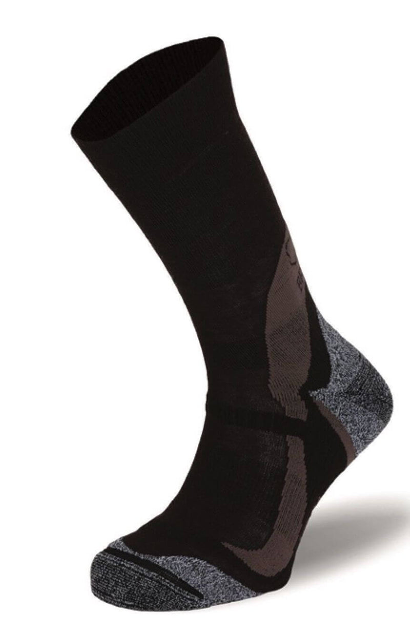 Load image into Gallery viewer, BRBL Kodiak Wool Ski Socks Hiking Trail Run Camping Snow Trekking - Brown - XL
