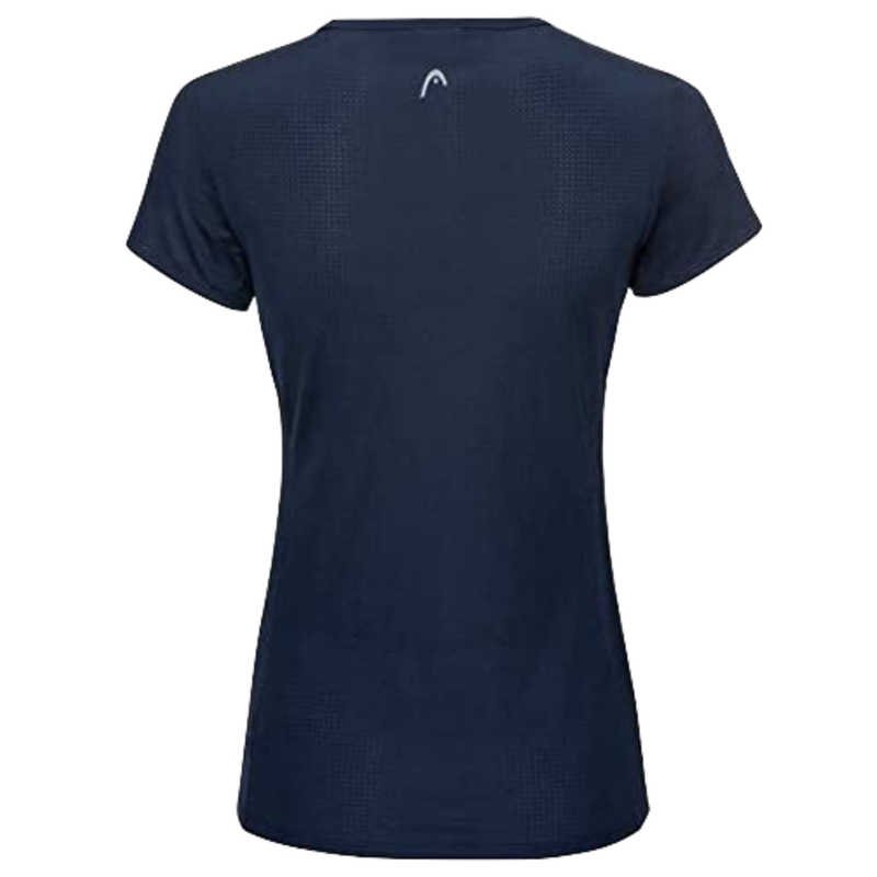 Load image into Gallery viewer, HEAD Girls Mia Tennis Top T-Shirt Competition Short Sleeve Tee - Pink/Dark Blue
