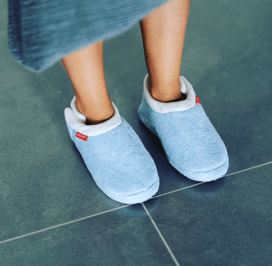 ARCHLINE Orthotic Slippers Closed Scuffs - Sky Blue