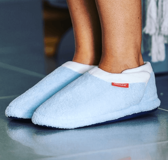 ARCHLINE Orthotic Slippers Closed Scuffs - Sky Blue
