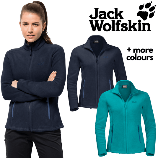 Jack Wolfskin Womens Moonrise Ecosphere Jacket Fleece Winter Warm Jumper