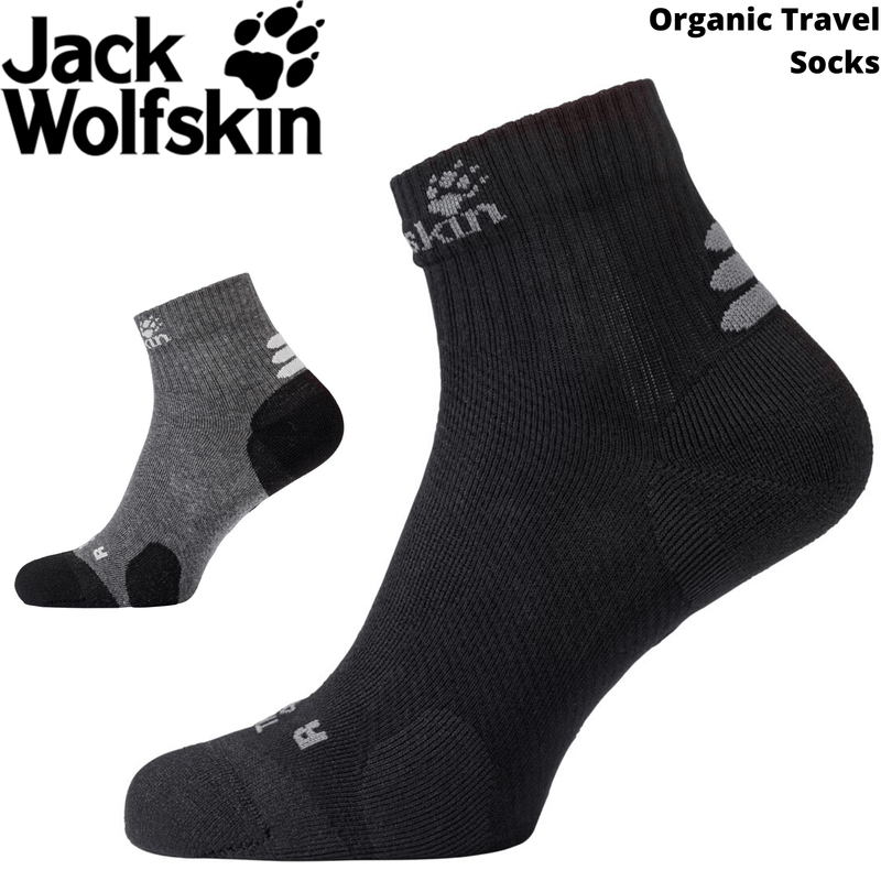 Load image into Gallery viewer, Jack Wolfskin Travel Organic Cotton Mid Cut Hiking Trekking Outdoor Ankle | Adventureco
