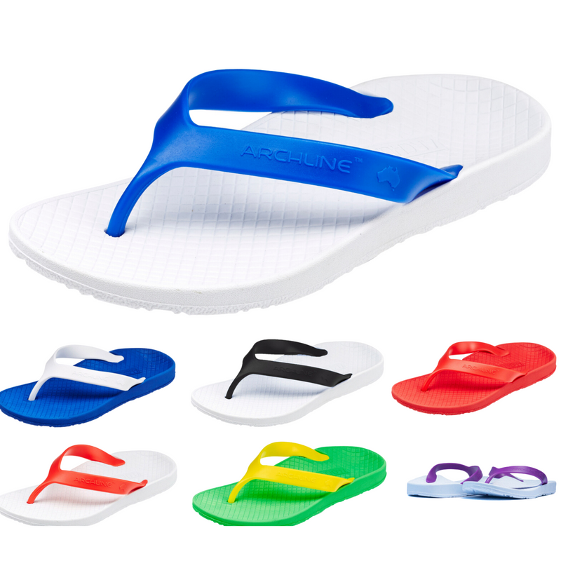 Load image into Gallery viewer, ARCHLINE Flip Flops Orthotic Thongs Arch Support Shoes Footwear
