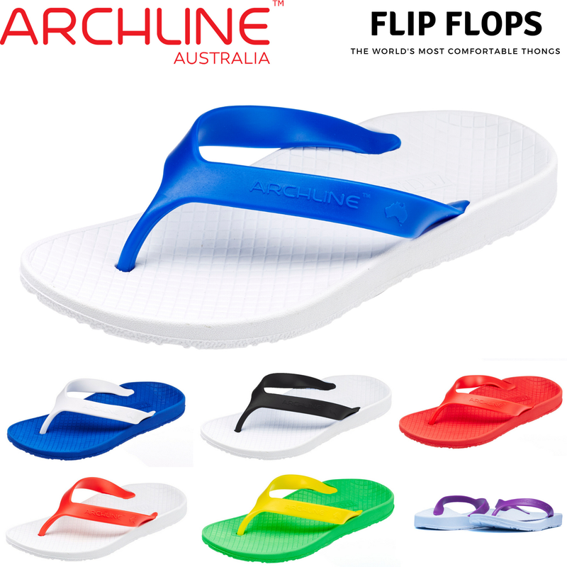 Load image into Gallery viewer, ARCHLINE Flip Flops Orthotic Thongs Arch Support Shoes Footwear
