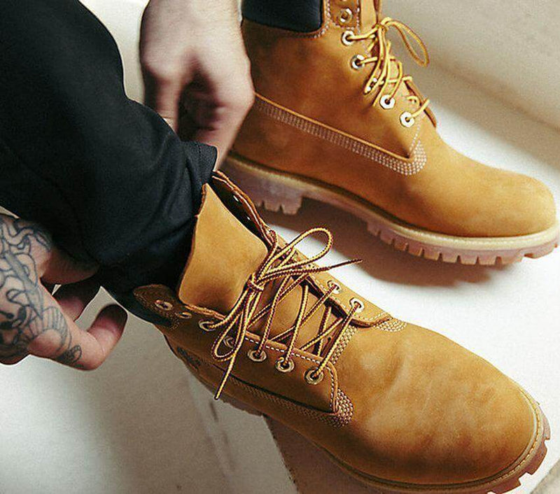 Load image into Gallery viewer, TIMBERLAND Mens 6&quot; Premium Waterproof Boots Original Yellow Shoes - Wheat Nubuck
