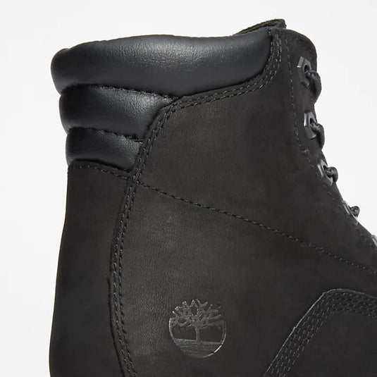 Timberland Womens Waterville 6 Inch Leather Waterproof Boot - Black Nubuck