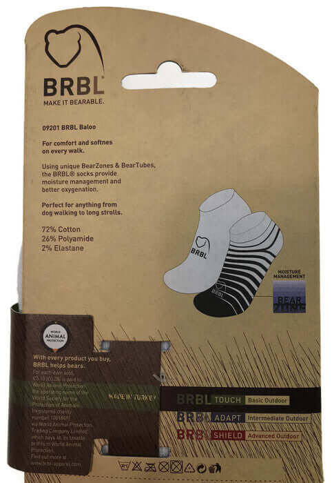 2pk BRBL Baloo Ankle Socks | Adventureco
