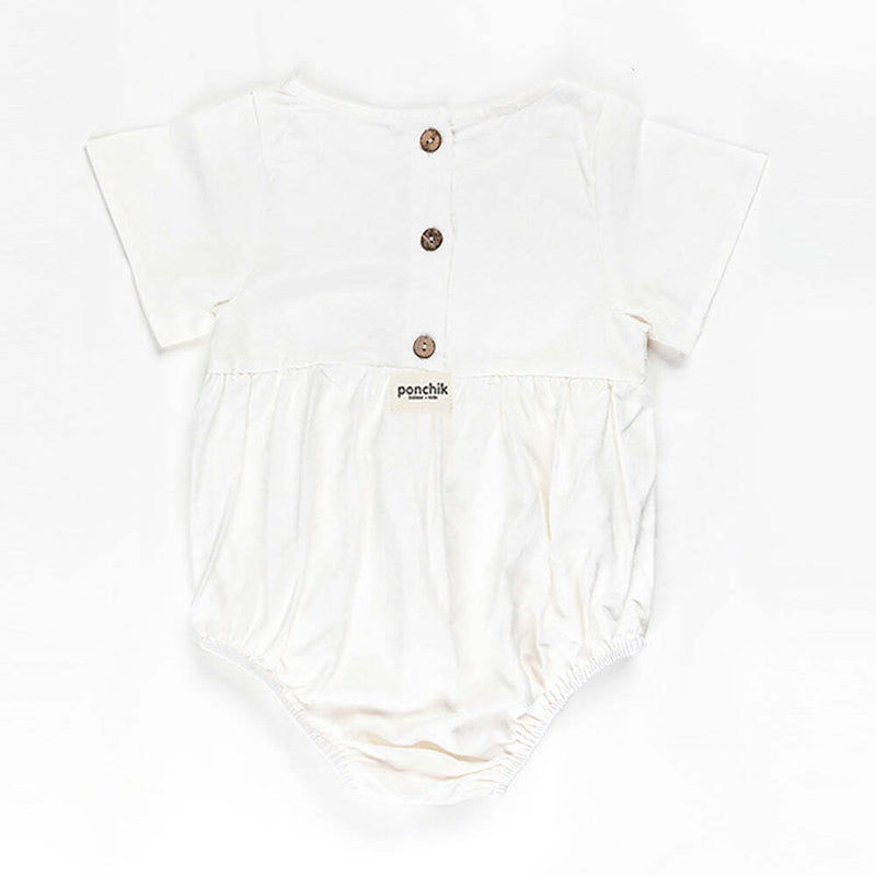 Load image into Gallery viewer, Ponchik Babies + Kids - Linen Romper - Daisy - Size 2 Years Old
