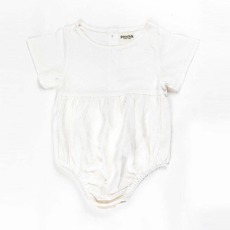Load image into Gallery viewer, Ponchik Babies + Kids - Linen Romper - Daisy - Size 2 Years Old
