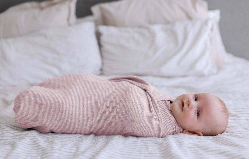 Load image into Gallery viewer, Ponchik Babies + Kids - Ribbed Swaddle Jersey Wrap - Love
