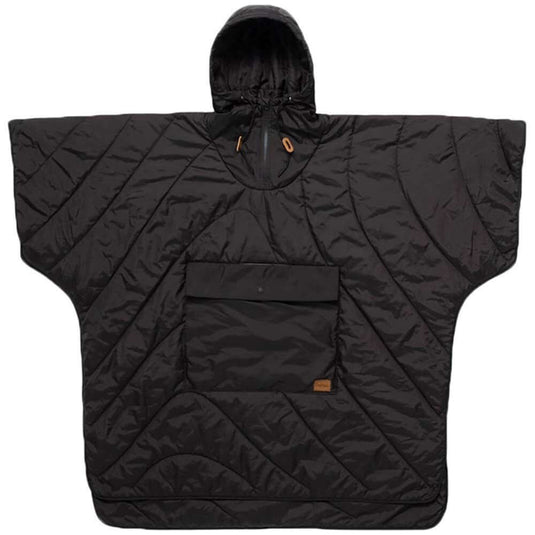 Rumpl Original Puffy Outdoor Poncho Jacket Hoodie Winter Sleeping Bag - Blackout | Adventureco