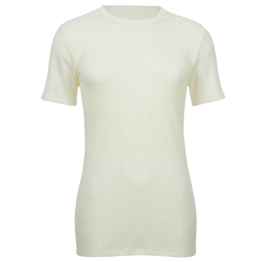 Mens 100% Pure Merino Wool Crew Neck Short Sleeve Top T Shirt Thermal Underwear