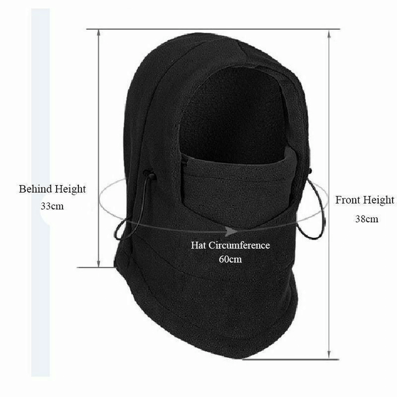 Load image into Gallery viewer, Dents Windproof Thermal Fleece Balaclava Beanie Hat Full Face Mask Ski - Black | Adventureco
