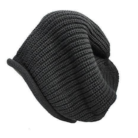 Dents Mens Slouch Knit Beanie Warm Winter Pullover Hat Skull Baggy - Black | Adventureco