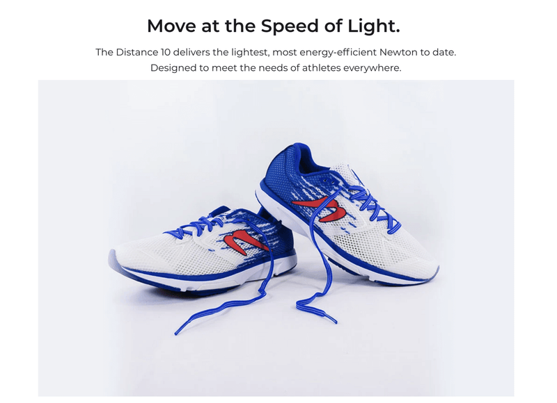Load image into Gallery viewer, Newton Mens Distance Running Shoes Runners Sneakers - White/Royal Blue | Adventureco
