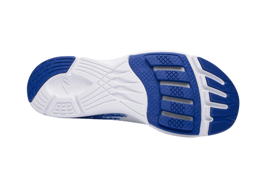 Newton Mens Distance Running Shoes Runners Sneakers - White/Royal Blue
