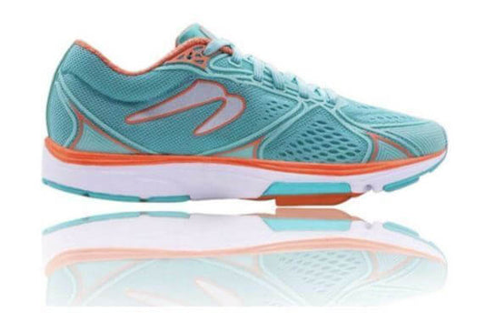 Newton Womens Kismet Running Shoes Runners Sneakers - Cyan/Orange | Adventureco