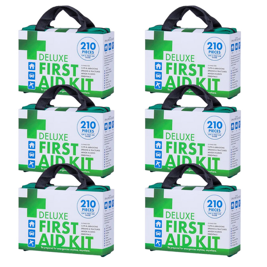 210PCS EMERGENCY FIRST AID KIT Medical Travel - 6 Sets
