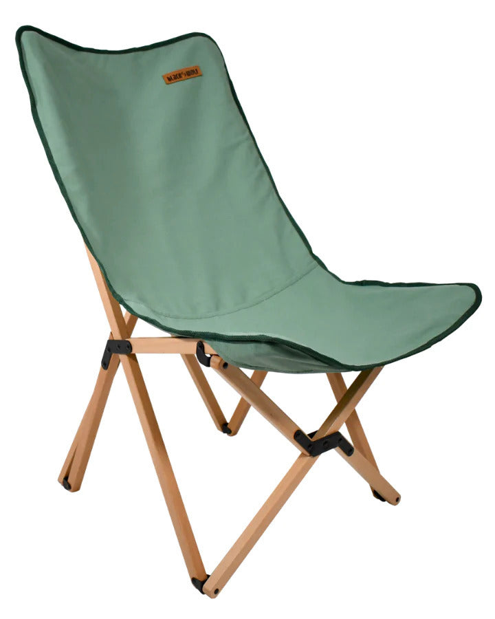 Load image into Gallery viewer, BlackWolf Beech Chair Large Quick Fold with Carry Bag - Shale Green | Adventureco
