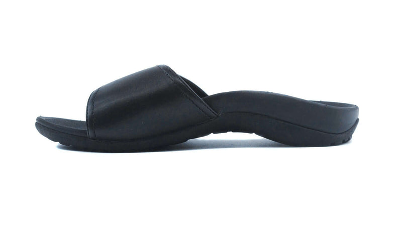 Load image into Gallery viewer, Axign Orthotic Slides Slip On Thongs Slippers Flip Flops - Black
