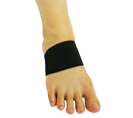 1 Pair AXIGN Medical Arch Compression Foot Band - Black
