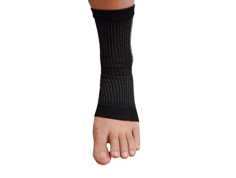 Load image into Gallery viewer, 1 Pair AXIGN Medical Plantar Fasciitis Compression Sock Ankle Sleeve Support - Black
