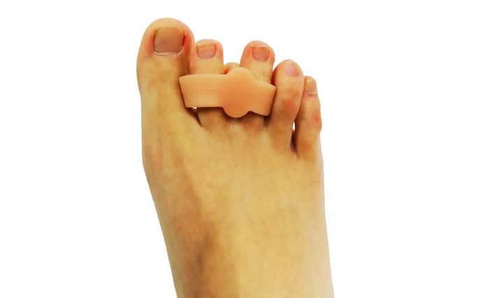 Axign 2 Toe Separator Silicone Bunion Spacer for Plantar Fasciitis - 1 Pair