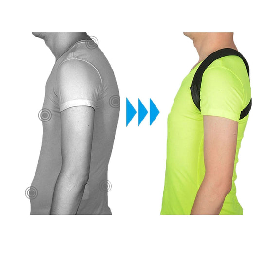 AXIGN Medical Posture Support Back Support Brace Corrector Strap Lumbar - Black | Adventureco