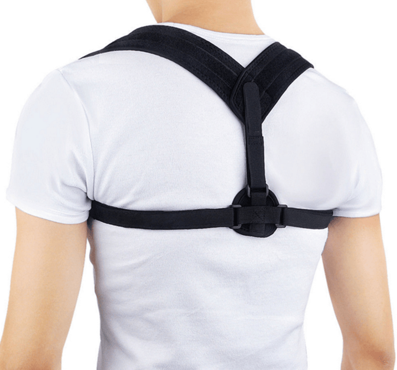Load image into Gallery viewer, AXIGN Medical Posture Support Back Support Brace Corrector Strap Lumbar - Black | Adventureco
