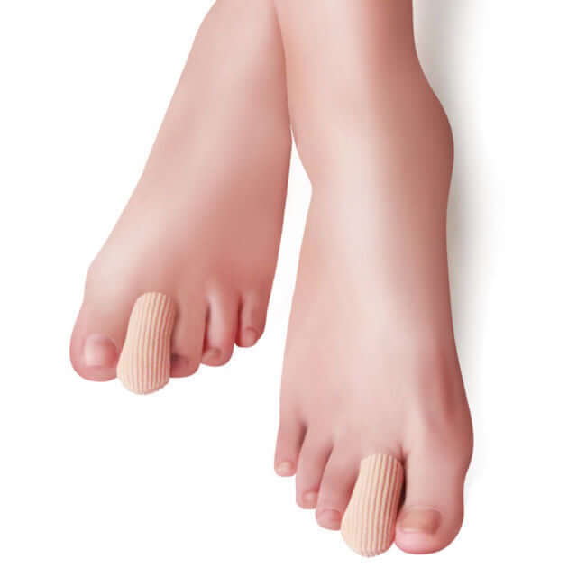 1 Pair AXIGN Medical Gel Toe Tube (Closed) - Foot Pain Corn & Callus Relief | Adventureco