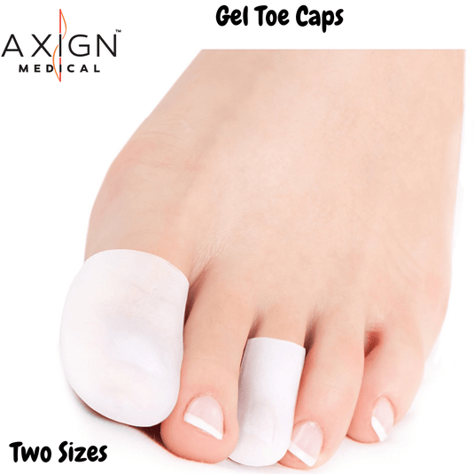 Axign Medical Toe Silicone Gel Protector Sleeve Tubes Ingrown Nail Corn Cushion Cap