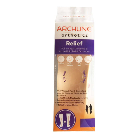 ARCHLINE Insoles Orthotics Full Length Arch Support Diabetics Plantar Fasciitis | Adventureco