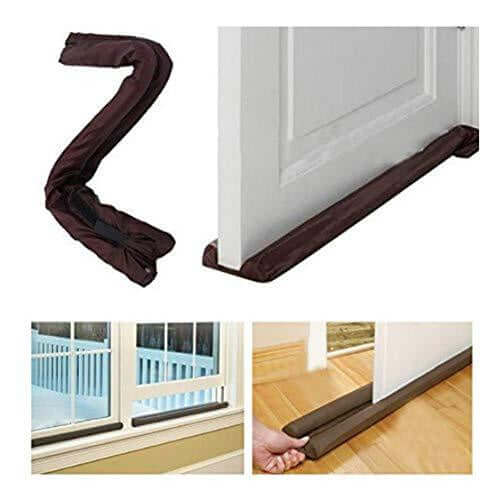 Load image into Gallery viewer, Flexible Door Bottom Sealing Strip Guard Wind Dust Threshold Seal Draft Stopper | Adventureco
