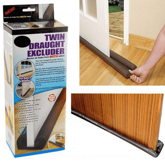 Flexible Door Bottom Sealing Strip Guard Wind Dust Threshold Seal Draft Stopper | Adventureco