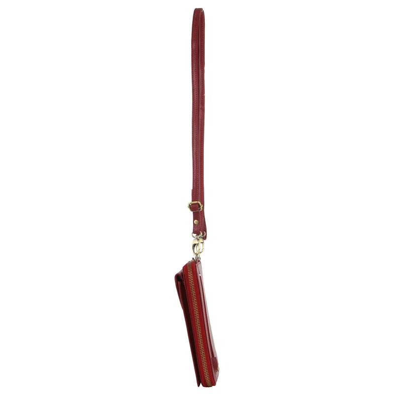 Load image into Gallery viewer, Pierre Cardin Ladies Leather Cross Body Bag/Wallet Bag/Clutch Wallet - Red
