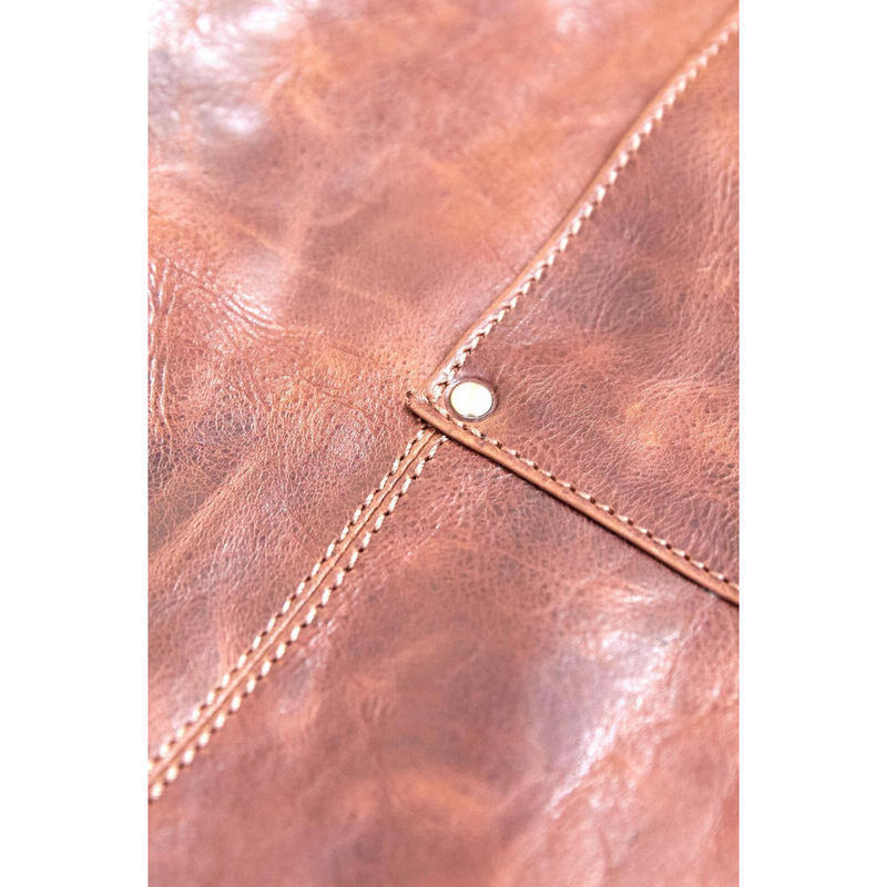 Load image into Gallery viewer, 2x Pierre Cardin Professional Leather Apron Butcher Woodwork Barber - Cognac
