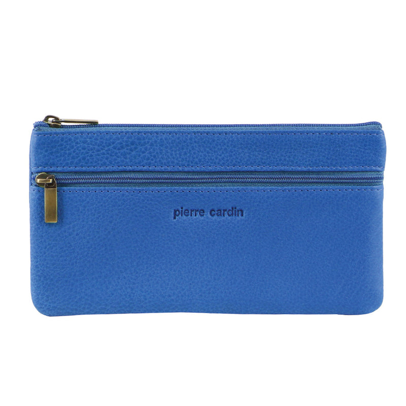 Load image into Gallery viewer, Pierre Cardin Ladies Womens Genuine Soft Leather Wallet Case Purse - Aqua
