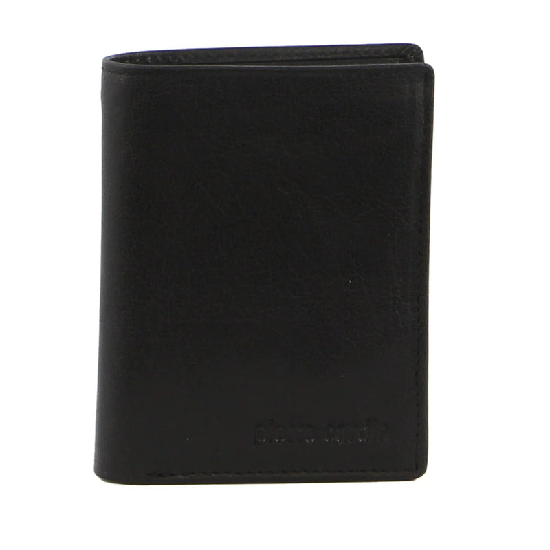 Load image into Gallery viewer, Pierre Cardin Mens Wallet Leather Tri Fold Credit Card Slots Slim RFID - Black
