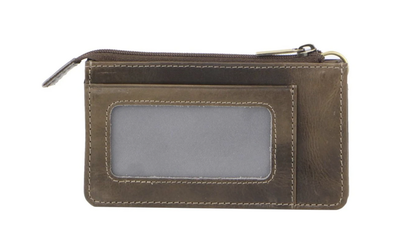 Load image into Gallery viewer, Pierre Cardin Womens Soft Italian Leather Coin Purse Holder Wallet - Mushroom
