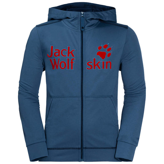 Jack Wolfskin Kids Redland Jacket Jumper Full Zip Hoodie Warm Winter Childrens | Adventureco
