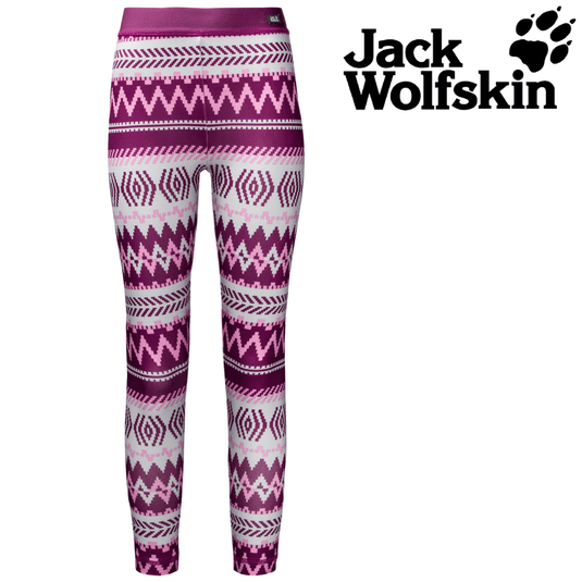 Jack Wolfskin Womens GInuit Tights Winter Warm Breathable Soft Stretchy Trousers