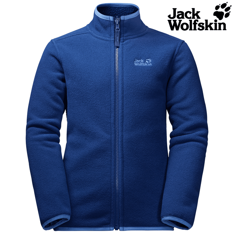 Load image into Gallery viewer, Jack Wolfskin B Arctic Wolf Boys Winter Warm Fleece Zip Jacket Youth Soft | Adventureco
