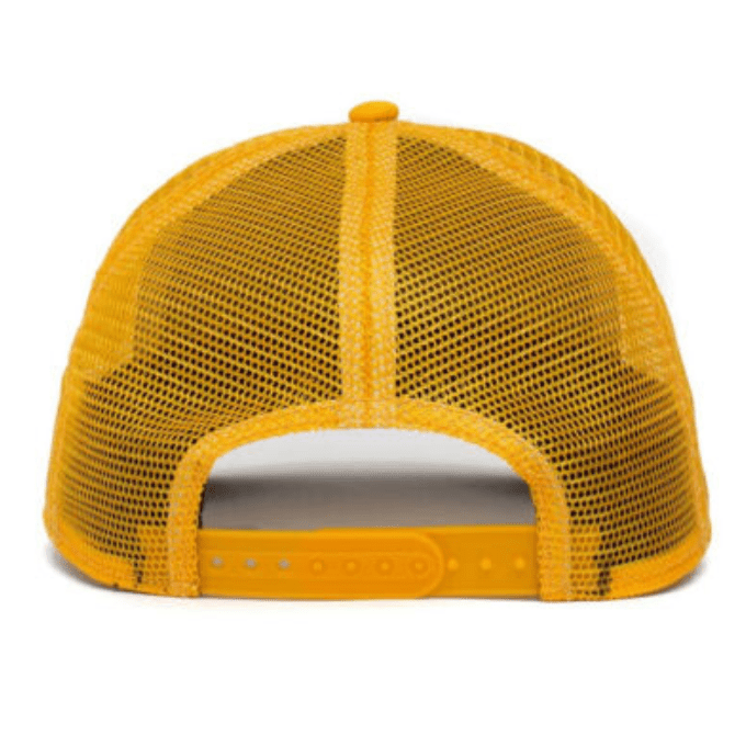 Load image into Gallery viewer, Goorin Bros Trucker Animal Farm Hat - Roofed Lizard Yellow
