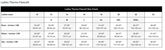 Thermo Fleece® Ladies Thermal Camisole Cami Top Poly Cotton - Black | Adventureco