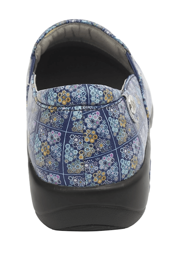 Load image into Gallery viewer, Alegria Womens Keli Professional Shoes - Roses Blue Quilt
