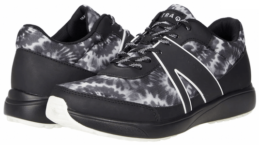 Alegria Womens TRAQ Qarma 2 Shoes- Black White Blast Off