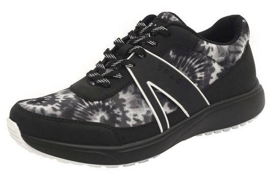 Alegria Womens TRAQ Qarma 2 Shoes- Black White Blast Off