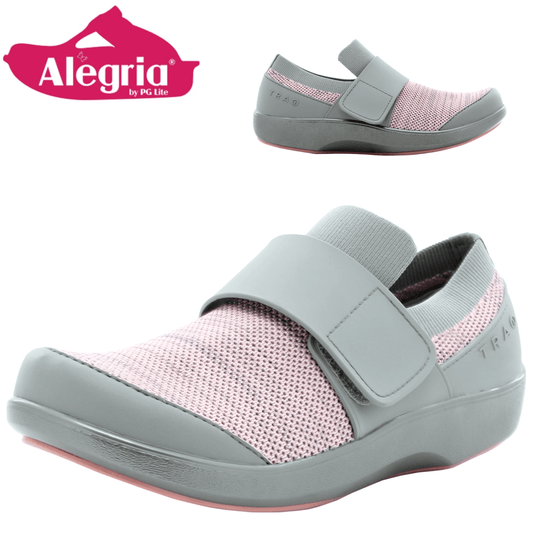 Traq By Alegria Womens Qwik Smart Walking Shoe - Pink Multi
