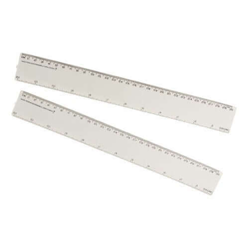 Bio Ruler 30cm Eco Biodegradable Corn Starch Precision School Office - White